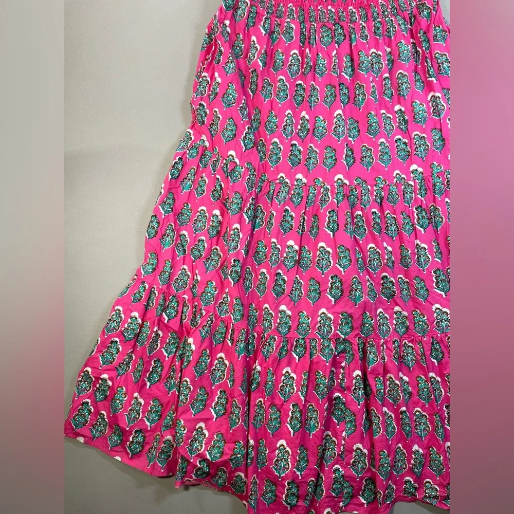 Boden Smocked Bodice Maxi Dress, Artisan Bloom Floral Pattern - Womens 20-22R - Picture 7 of 16